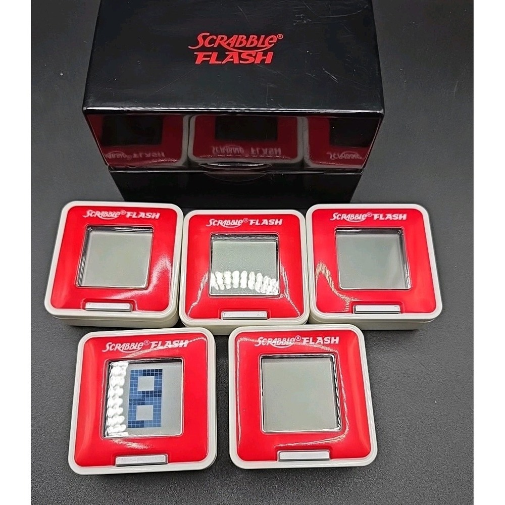 Scrabble Flash Electronic Game  Hasbro 2010 Words Letters~ Untested